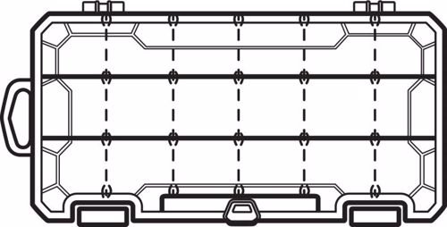 Flambeau Tuff Tainer K&ouml;derbox mit Zerust 3003 - 23,2x12,7x3,2cm - 00102004 04 small - 900102004