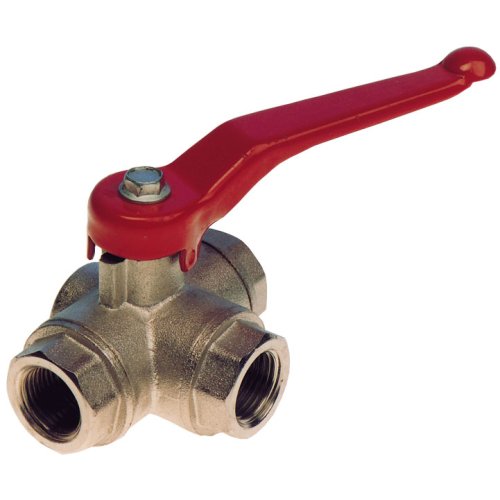 Messing-Verchromter 3-Wege Kugelhahn 'T-Flow', 2" - 001551j 72dpi - 9001551J