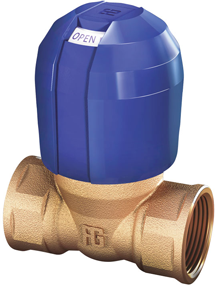 Anti-blokkeer veiligheidsafsluiter 2", bronzen huis, 2-zijdige vloeistofstroomrichting - 002260j 72dpi - 9002260J
