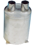RVS waterlock, verticaal, slangaansluiting &Oslash;40mm, H=200mm, &Oslash;160mm - 003400 72dpi 2 - 9003400