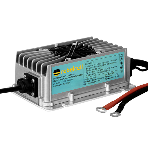 Rebelcell Ladeger&auml;t wasserdicht 12,6V 20A Li-Ion (12V50+AV Akku) - 00710522 01 small - 900710522