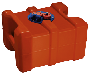 Brandstoftank kunststof 40l, met flensplaat en handvatten - 008040 72dpi - 9008040