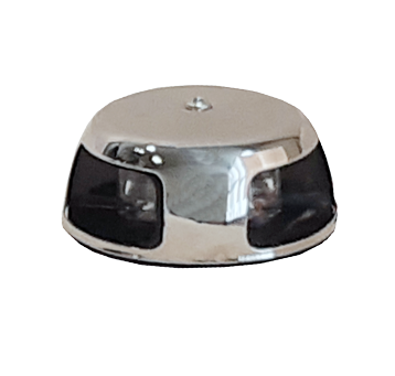 Led Positionslaterne, Poliertes Niro Geh&auml;use; 12-24v; 1.5w Rot/Gr&uuml;n 2x112.5&deg; - 015542 - 9015542