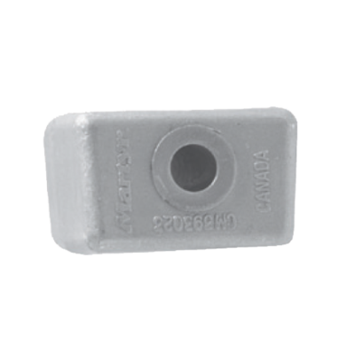 Zink anode OMC/Johnson/Evinrude, Block V4/V6 (OEM 393023) - 017086 72dpi - 9017086