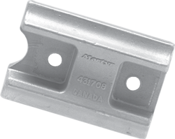 Magnesium anode OMC/Johnson/Evinrude, Curved Block (OEM 431708) - 017090 72dpi - 9017090M