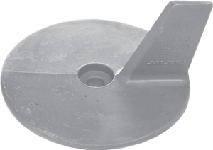 Magnesium anode Yamaha outboard, cutdown skeg (OEM 664-45371-01) - 017100m 72dpi - 9017100M