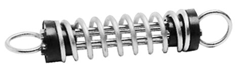 Niro Ruckd&auml;mpfer 'Heavy Duty' Mit Kunststoff-Endkappen &Oslash;7mm, L=400mm (Boot Max. 10m/4000kg) - 024251 72dpi - 9024252