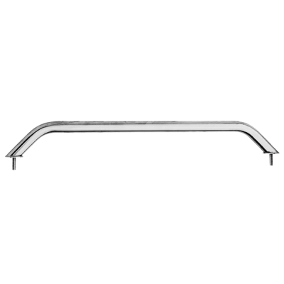 RVS Handreling met M8-draadeinden, &Oslash;22mm, H=55mm, L=450mm - 024301 72dpi - 9024301