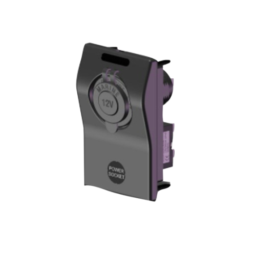 Enkel werkend schakelpaneel, 60x100mm, amp&egrave;re meter - 025330 72dpi - 9025335