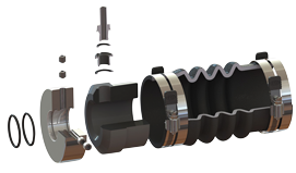 allpa PSS Nitriel O-ringen & RVS inbusbouten-kits
