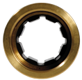Intermediate Neoprene Shaft Bearing With Int. Thread For Propeller Shaft &Oslash;30mm & Tube &Oslash;45mm - 040030 1 72dpi - 9040030