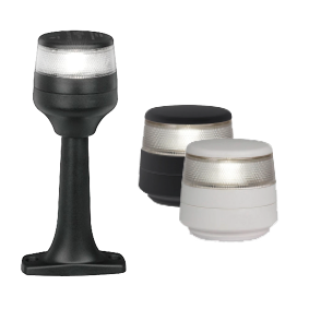 Hella NAVILED 360&deg; wit rondschijnend toplicht BSH - zwart huis compact - 041364 totaal - 9041362