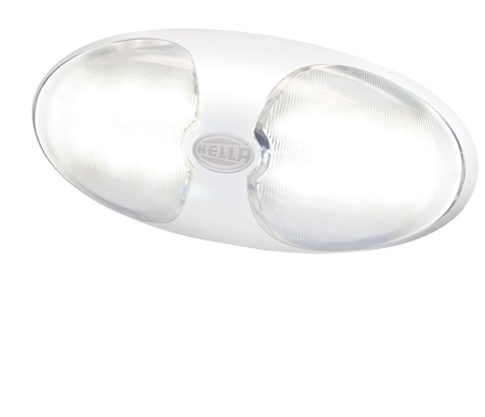 Hella DuraLED 12 LED, wit huis, IP67 - 041394 - 9041394