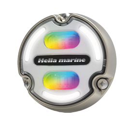 Hella Underwaterlichtning Apeloa2 30w, White Glass, Rgb Multi Color, 3000lumen, 2.5 M Cable, Ip68/69 - 041567 72dpi - 9041567