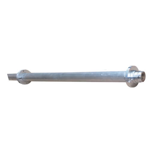 Aluminium schroefaskoker &Oslash;60x44mm, L=1500mm schroefas &Oslash;35mm incl. kokerklem - 042825 - 9042835