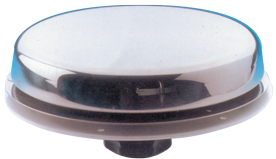 RVS dekventilator 'Paddenstoel'
