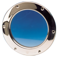 Stainless Steel Round Portlight, &Oslash;215mm, Fixed Version With Unbreakable Glass, Cut Out Size &Oslash;166mm - 048991 72dpi - 9048991