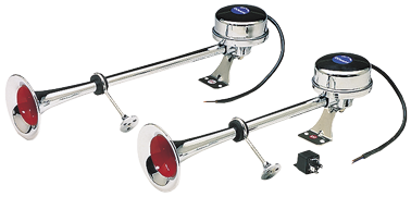 RVS elektromagnetische scheepshoorn, 1-tonig, L=470mm, 12V (112dB(A)-320Hz) - 05024 72dpi - 905024