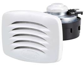 Elektromagnetische inbouw scheepshoorn met chrome gril, 1-tonig, 12V - 05042 72dpi 1 - 905043