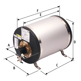 Aluminium scheepsboiler, 500W/22l, rond model, gewicht 14kg - 051522 2 - 9051522