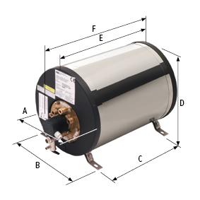 RVS scheepsboiler, 800W/22l, rond model, gewicht 14kg - 051822 2 - 9051822