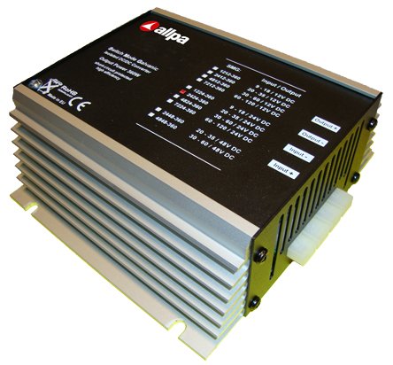 DC/DC Omvormer model 'SMG-2424-100', 20-35V -->24V, 4A, 100W, met isolatie - 056095 72dpi - 9056095