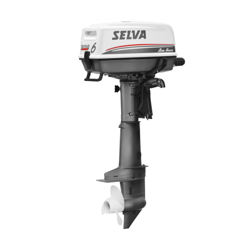 Selva Buitenboordmotor Sea Bass 4-Takt Type SI. C., 6pk Handstart (interne tank) - 058344 - 9058344