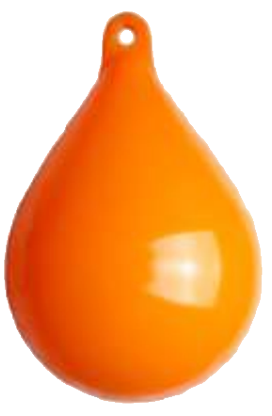 Anker (markerings) boei, &Oslash;150mm, L=200mm, oranje (maat 1) - 059062 - 9059062