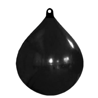 Solid Head buoy, &Oslash;350, L=480mm, zwart met zwarte kop (maat 1) - 059521 - 9059521