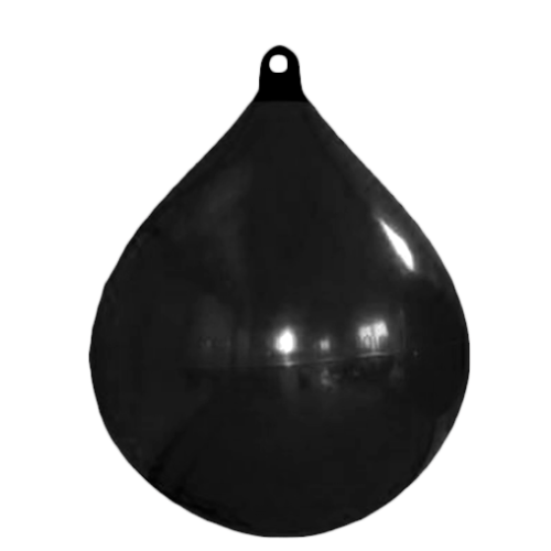 Solid Head buoy, &Oslash;350, L=480mm, zwart met zwarte kop (maat 1) - 059521 - 9059521