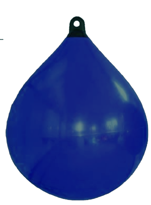 Solid Head Buoy, &Oslash;650, L=880mm, Dark Blue With Black Head (Size 4) - 059561 3 - 9059564