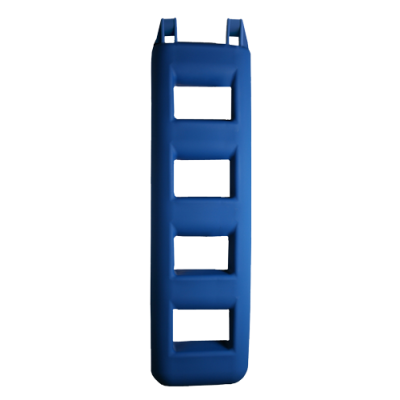 Ladderfender 4-treeds, 250x120x950m, 5kg, blauw - 059703 - 9059703