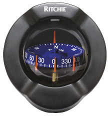 Ritchie Kompas model 'Venture SR-2', 12V, schotkompas, roos &Oslash;93,5mm/5&deg;, zwart, met clinometer - 067085 72dpi - 9067085