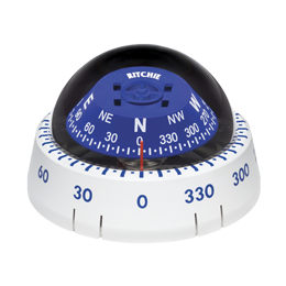 Ritchie Kompas model 'Kayaker XP-99W', opbouwkompas, roos &Oslash;76,2mm/5&deg;,wit - 067106 72dpi - 9067106