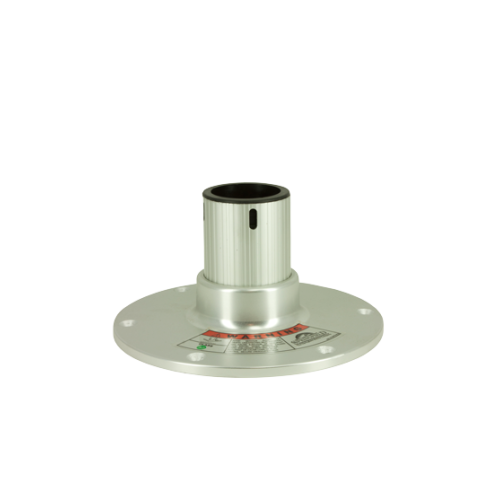 Regatta stoelpoot 4,5"; H=114mm; vast, 360&deg; draaibaar met lock, voet &Oslash;229mm - 069375 72dpi - 9069375
