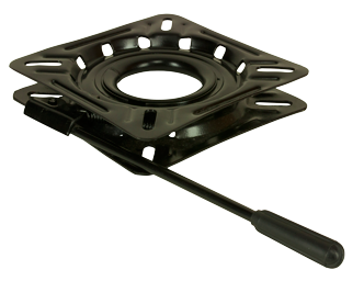 Gelakt stalen draaiplateau met lock, zwart - 069474 72dpi - 9069474
