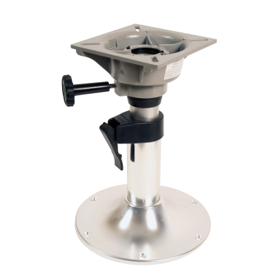 Aluminium Belle Deluxe verstelbare stoelpoot, H=310-450mm, 360&deg; draaibaar, aluminium - 069495 72dpi - 9069495