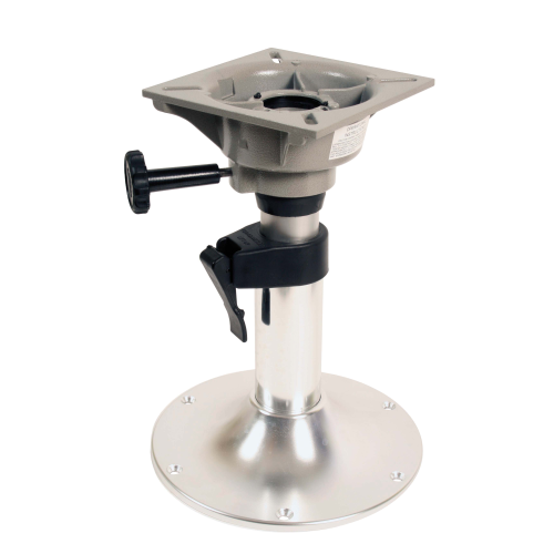 Aluminium Belle Deluxe verstelbare stoelpoot, H=310-450mm, 360&deg; draaibaar, aluminium - 069495 72dpi - 9069495