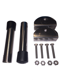 Stainless Steel Set Distance Holders + Mounting Fittings For Bathing Ladder - 069831 72dpi - 9069831
