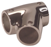 RVS T-stuk universeel, &Oslash;22,25mm, 60&deg; - 072130 72dpi - 9072130