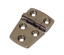 RVS gegoten scharnier, 57x38mm, H=4mm, scharnierpen &Oslash;9mm - 072225 - 9072225