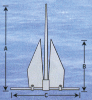 Fortress marine aluminium anker, 31,1kg, verstelbaar - 072467 02 72dpi - 9072467