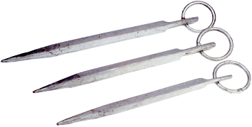 Verzinkt-stalen meerpen met ring, L=350mm, &Oslash;20mm - 072692 72dpi - 9072692