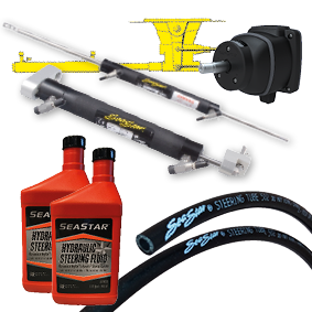 SeaStar Hydraulische sterndrivebesturing met tilt pomp voor Volvo Diesel (met stuurbekrachtiging) - 074129 1 - 9074129