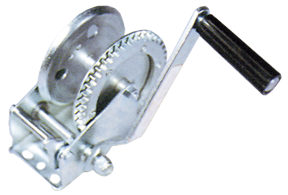 Zinc Plated Trailer Winch 4.1:1, Pull 635kg, 1-Speed - 078002 72dpi - 9078002