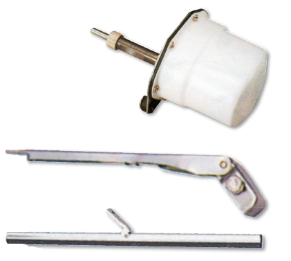RVS Ruitenwisserarm model 'Golf', L=210-355mm, verstelbaar - 078300 - 9078316