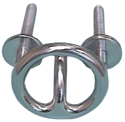 RVS waterskihaak/ring, materiaal &Oslash;9mm, schroefdraad M10 - 078395 72dpi - 9078395