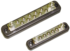 Verbindingsstrip (tinnen strip op ABS-basis), 5-verbindingen, 100A, 106x22mm - 078640 72dpi - 9078640