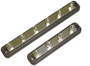 Terminal Box (Tin Bar On Abs Base), 4-Connections, 150a, 152x31mm - 078645 72dpi - 9078645