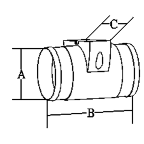 Afzuigventilator voor motorruimtes, 12V, 3,0A, 90-120m&sup3;/h, in-line montage - 078650 01 72dpi - 9078650